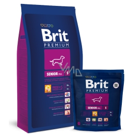 Brit Premium Senior S for old dogs more than 8 years of small breeds 1 - 10 kg - 8 kg Complete premium food