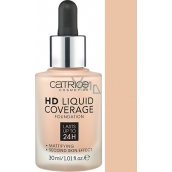 Catrice HD Liquid Coverage Foundation Makeup 010 Light Beige 30 ml