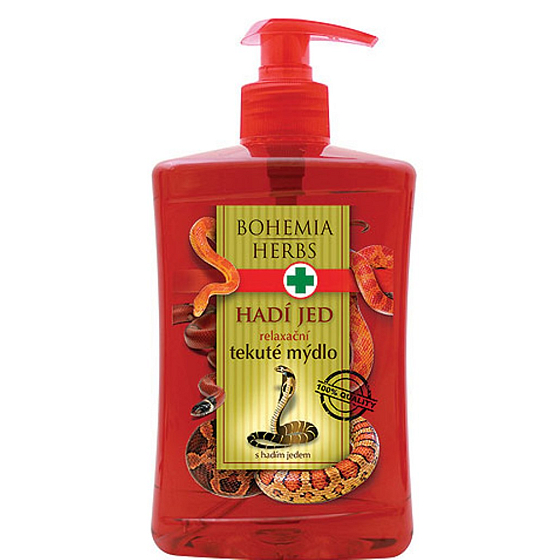 Bohemia Gifts Snake venom liquid soap with synthetic snake venom 500 ml