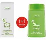 Ziaja Olivové listy SPF20 vyživující koncentrovaný krém 50 ml + Olivové listy dvoufázový odličovač make-upu 120 ml, duopack