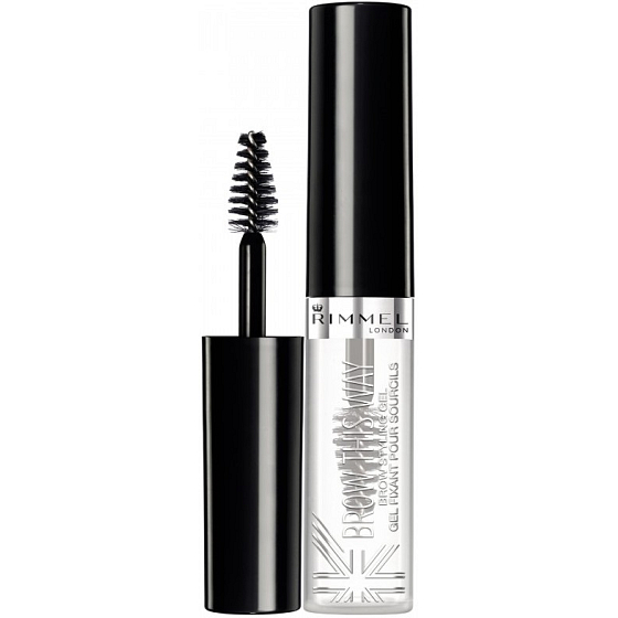 Rimmel London Brow This Way Brown Styling eyebrow gel mascara 004 Clear 5 ml
