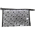 Etue Black-gray-white black flowers 27 x 18 x 7 cm 70390