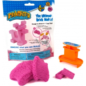 Mad Mattr Kinetic sand modeling Mold Create a brick pink 57 g