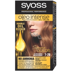 Syoss Oleo Intense Color hair color without ammonia 7-70 Golden mango