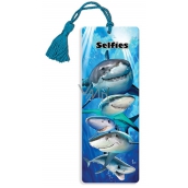 Prime3D bookmark - Sharks 5.7 x 15.3 cm