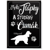 Nekupto Pets magnet Cocker Spaniel 66 x 90 x 2 mm