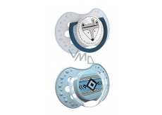 Canpol pacifier silicone. dynamic. LOVI Indian Summer 0-3m 2pcs blue 8556