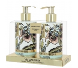 Vivian Gray Wild Flowers luxury liquid soap 250 ml + hand lotion 250 ml, cosmetic set