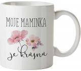 Bohemia Gifts Ceramic mug with a picture My mother is beautiful 350 ml