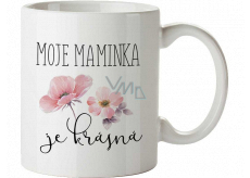 Bohemia Gifts Ceramic mug with a picture My mother is beautiful 350 ml