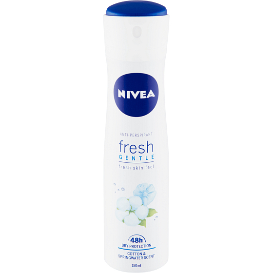 Nivea Fresh Gentle antiperspirant deodorant spray for women 150 ml