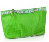 Diva & Nice Cosmetic Bag Thin Felt No.1 Green 11 x 19 cm