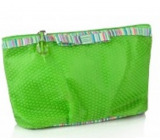 Diva & Nice Cosmetic handbag Thin Felt No.1 green 11 x 19 cm