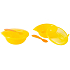 First Steps Travel Feeding Set Yellow bowl with lid + spoon