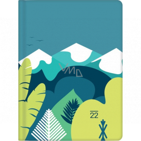 Albi Diary 2022 Weekly Mountains 17.3 x 12.5 x 1.5 cm