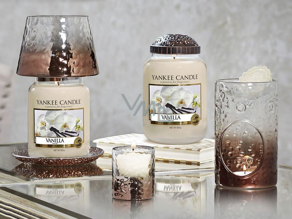 Yankee Candle Sheridan Bronze Punched Metal Illuma Lid ring for medium