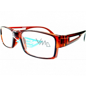 Berkeley Reading dioptric glasses +1 plastic brown transparent 1 piece MC2206