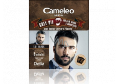 Delia Cosmetics Cameleo Men Grey Off color for hair, beard and mustache 1.0 Black 2 x 15 ml