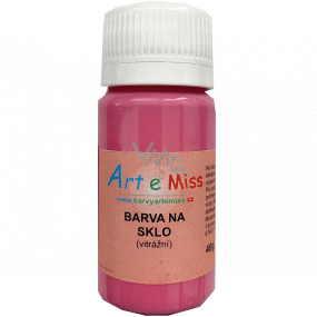 Art e Miss Stained glass paint transparent 51 Pink 40 g