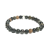 Tourmaline dark bracelet elastic natural stone, ball 6 mm / 16 - 17 cm, AAA quality, guardian of good mood