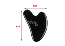 Onyx Gua Sha reduces wrinkles, swelling, improves skin elasticity 5 x 8 cm, life force stone