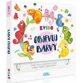 Albi Kvído Discover Colours interactive educational book, recommended age 3+