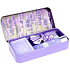 Esprit Provence Lavender toilet soap 60 g + scented bag + hand cream 30 ml + tin box with a picture of a lavender field, cosmetic set for women