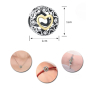 Sterling silver 925 Loving circle heart love bead for bracelet
