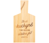 Albi Cutting board with dedication King of the Kitchen 14 x 26,5 x 1 cm