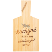 Albi Cutting board with dedication King of the Kitchen 14 x 26,5 x 1 cm