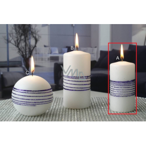 Lima Exclusive candle lilac cylinder 50 x 100 mm 1 piece