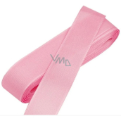 Nekupto Taffeta fabric ribbon pink 3 m x 15 mm