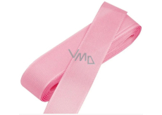 Nekupto Taffeta fabric ribbon pink 3 m x 15 mm