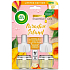 Air Wick Mango Peach Duo Electric Air Freshener Liquid Refill Replacement 2 x 19 ml