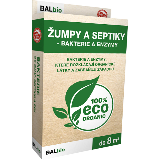BALbio bacteria for septic tanks, pits, and treatment plants, 100 g
