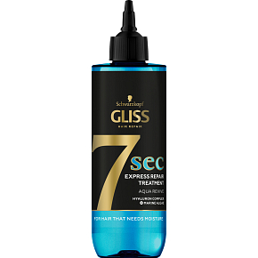 Gliss Hydrating 7 Sec Express Regenerating Care Aqua Revive, 200 ml