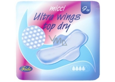 Micci Ultra Wings Top Dry intimní vložky s křidélky 9 kusů