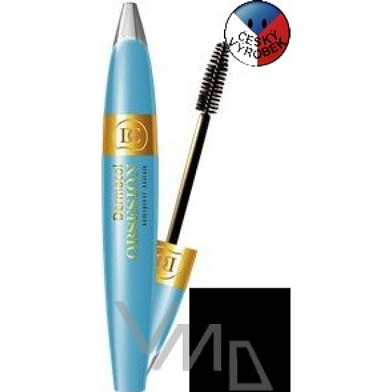 Dermacol Obsesión Volume & Length waterproof mascara shade black 12 ml