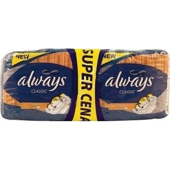 Always Classic Normal intimate pads 2 x 10 pieces