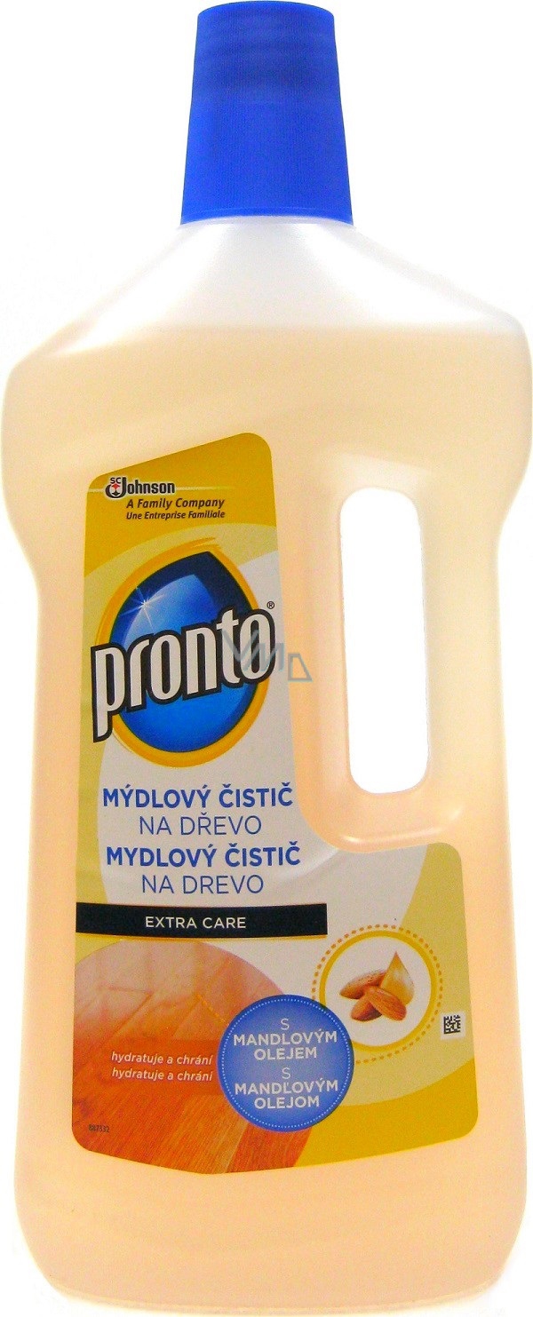 Pronto Extra Care wood soap cleaner with almond oil 750 ml VMD