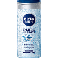 Nivea Men Pure Impact Shower Gel, 250 ml