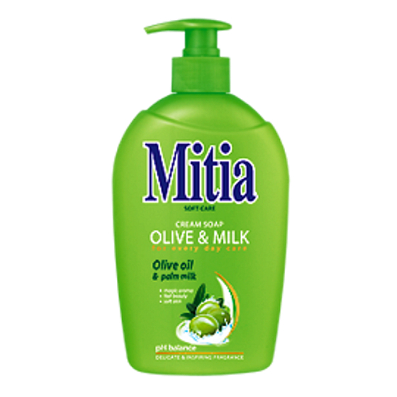 Mitia Olive & Milk liquid soap dispenser 1 l