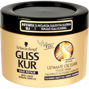 Gliss Kur Ultimate Oil Elixir Strengthening Mask 200 ml