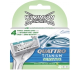 Wilkinson Sword Quattro Titanium Sensitive spare head 4 pieces