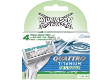 Wilkinson Sword Quattro Titanium Sensitive spare head 4 pieces