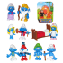 Smurfs figurine 2 pieces different types, recommended age 4+