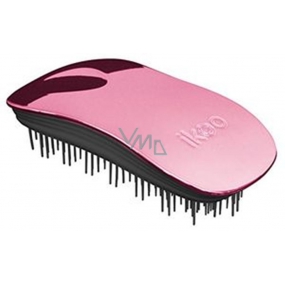 Ikoo Home Metallic Chinese hair brush light pink-black