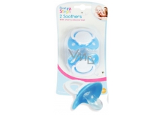 First Steps Bpa Free Ortodontické silikonové šidítko třešnička modré 2 kusy