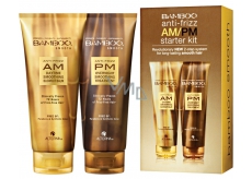 Alterna Bamboo Smooth Anti-Frizz AM/PM Starter Kit set pro uhlazení nepoddajných vlasů 2 x 150 ml, dárková sada