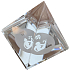 Glass Pyramid clear, Virgo zodiac sign